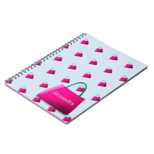 Carnet Nom personnel Modern Pastel Blue