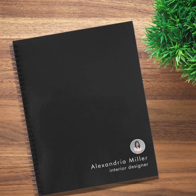 Carnet Nom photo professionnel Bio Titre (Créateur téléchargé)