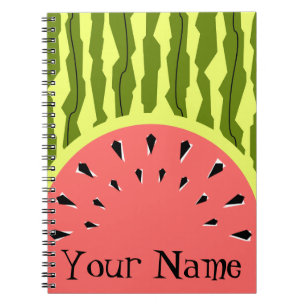 Carnet Nom rose de la pastèque