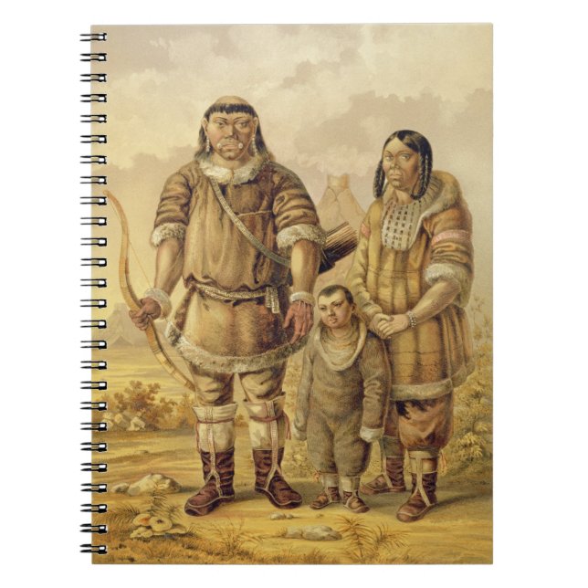 Carnet Nomades de Chukchi, gravés par Winckelmann et fils (Devant)