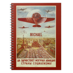 Carnet nommé fait sur commande d'aviation russe
