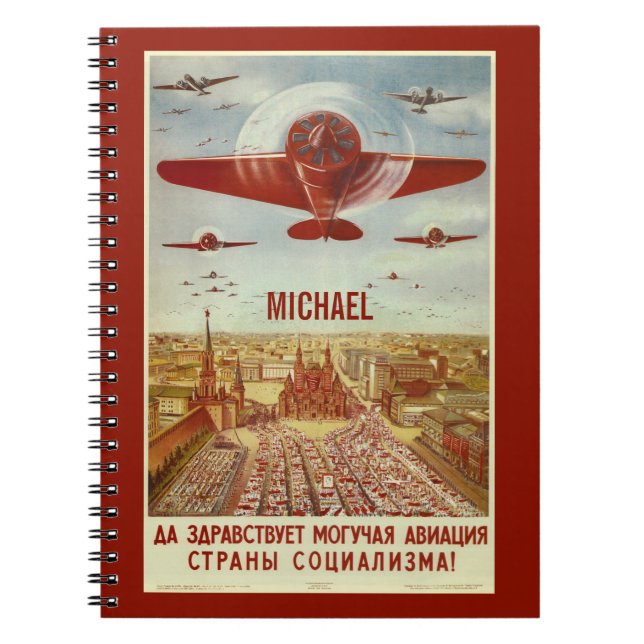Carnet nommé fait sur commande d'aviation russe (Devant)