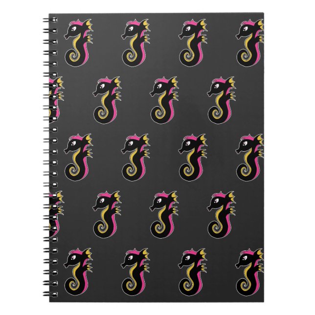 Carnet Non Seahorse florissant (Devant)