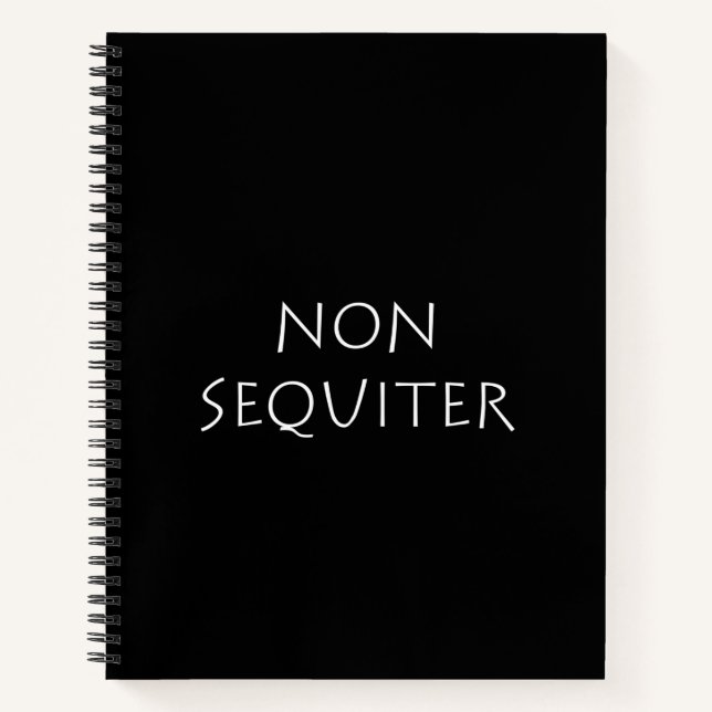 Carnet Non séqueur (Devant)