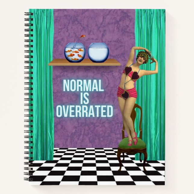 Carnet Normal est sous-estimé Funky & Amusant Art altéré  (Devant)