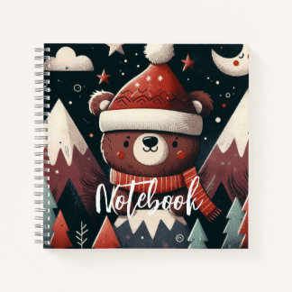 Carnet North Woods Noel – La promenade de l'ours du Père 