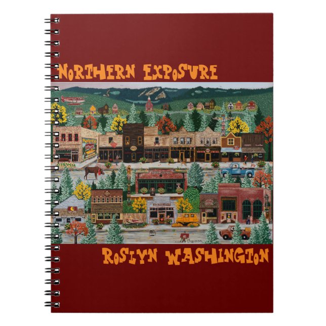 Carnet "Northern Exposure" ~ Roslyn, Washington (Devant)