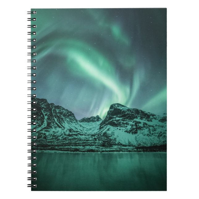 Carnet Northern Lights Nature Photo (Devant)