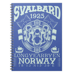 CARNET NORVÈGE SVALBARD LONGYEARBYEN - OURS POLAIRE