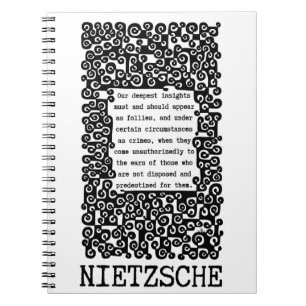 Carnet Nos INSIGHTS les plus profonds citation de Nietzsc