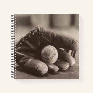 Carnet Nostalgie du baseball - Mitt et Baseball
