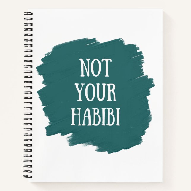 Carnet Not Your Habibi (Devant)