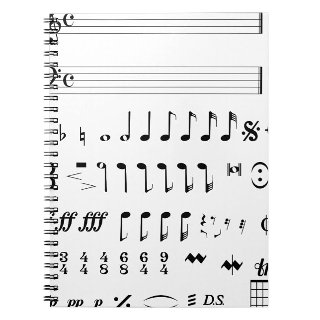 Carnet Notation musicale (Devant)