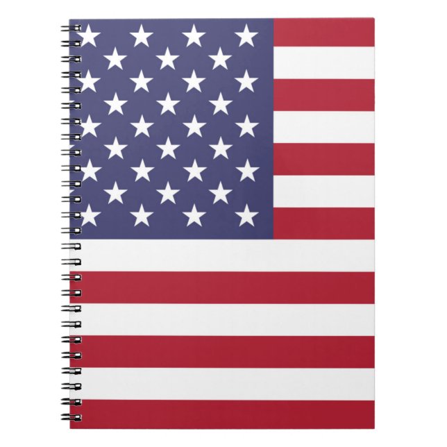 Carnet Notbook du drapeau américain (Devant)