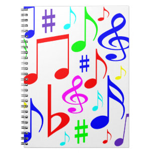 Carnet note arc-en-ciel