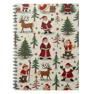 Carnet Note de Chrismas père Noël