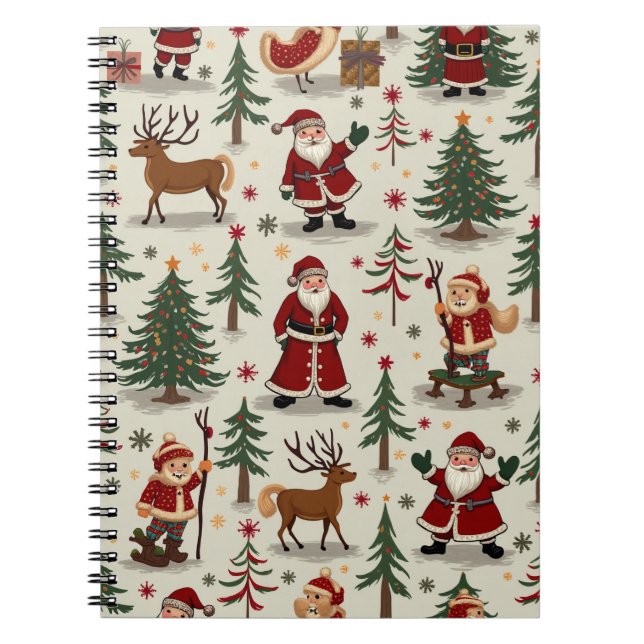 Carnet Note de Chrismas père Noël (Devant)
