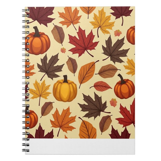 Carnet Note de fin d'automne (Devant)
