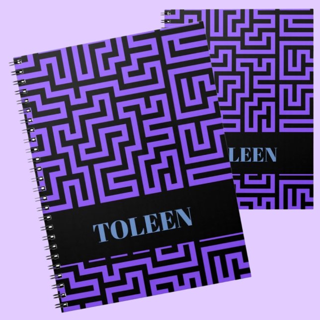 Carnet Note de Motif coloré personnalisée (Créateur téléchargé)