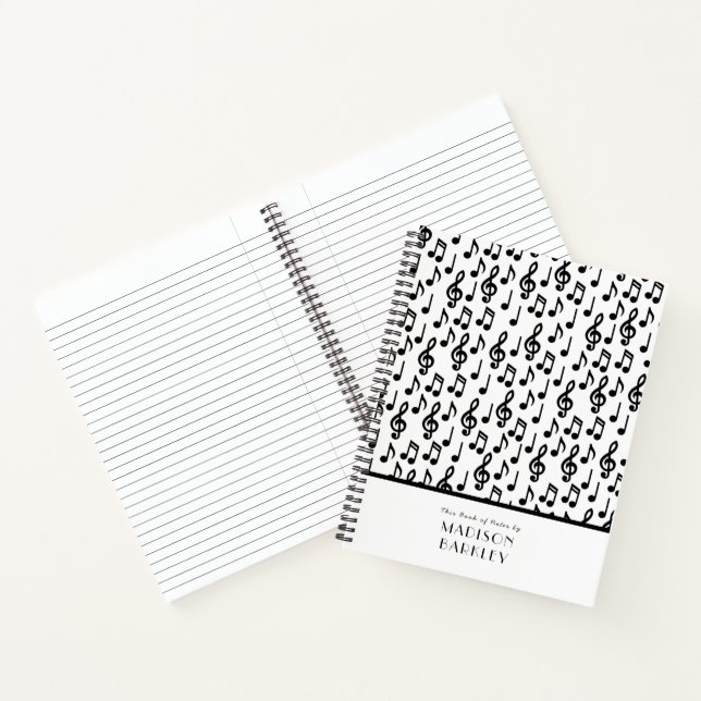 Carnet Note de professeur de musique (Intérieur)