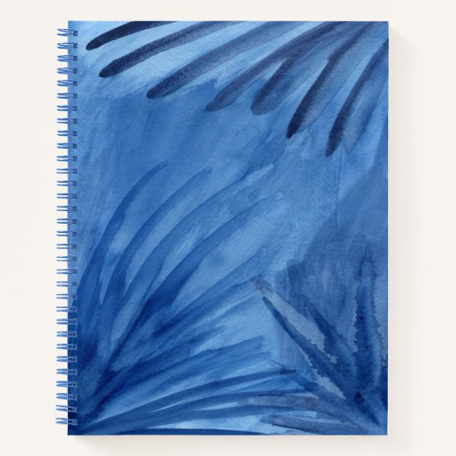 Carnet Note d'esquisse de peinture aquarelle Abstraite Bl (Devant)