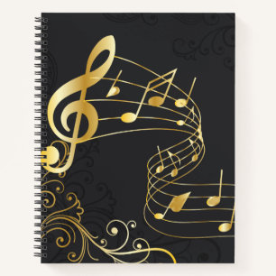 Carnet Note musicale Design Royal de luxe