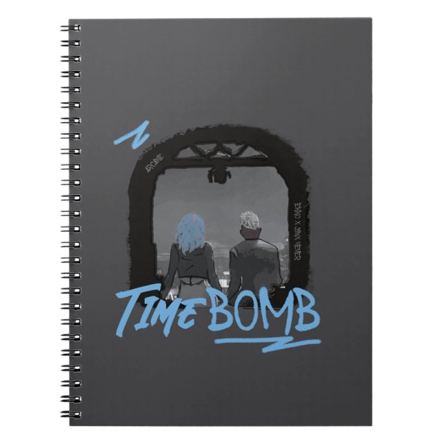 Carnet Notebook | Ekko x Jinx | TimeBomb | Arcane (Devant)