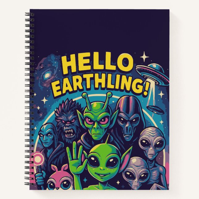 Carnet Notebook for Earthlings (Devant)