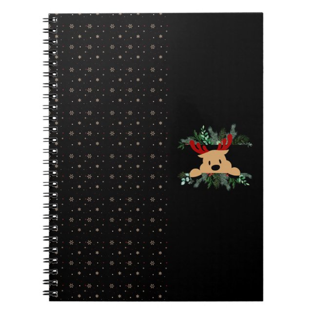 Carnet notebook new year ,noel (Devant)