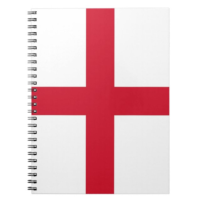 Carnet Notebook with Flag of England (Devant)