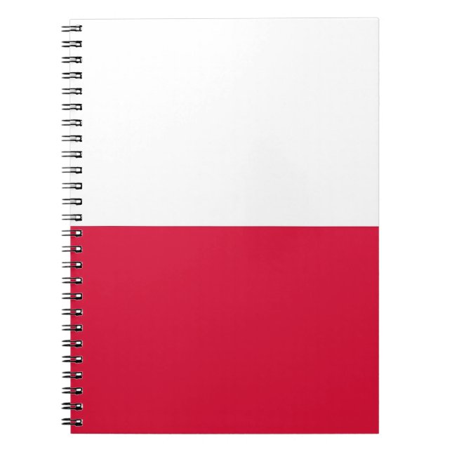 Carnet Notebook with Flag of Poland (Devant)
