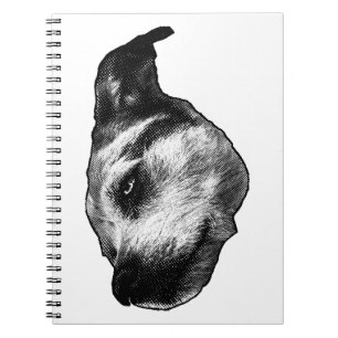 Carnet Notes de brouillard dans les points — Terrier