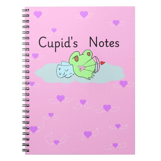 Carnet Notes de cupidon grenouille  (Devant)