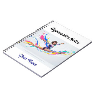 Carnet Notes de gymnastique personnalisées
