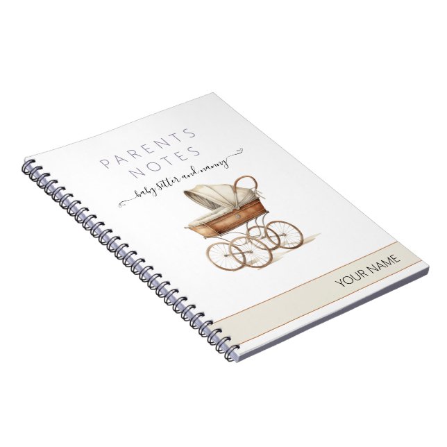 Carnet Notes de la réunion des parents de l'émetteur du b (Côté Droit)