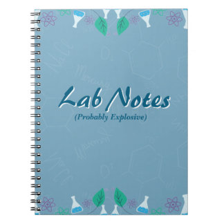 Carnet Notes de laboratoire amusantes de chimie