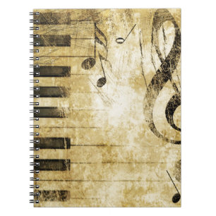 Carnet Notes de musique de piano
