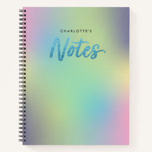 Carnet Notes de Parties scintillant de Motif de mélange U