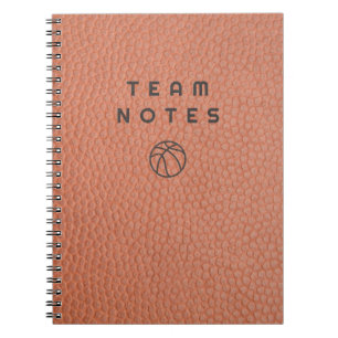 Carnet Notes d'équipe de basketball