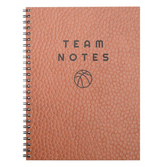 Carnet Notes d'équipe de basketball  (Devant)
