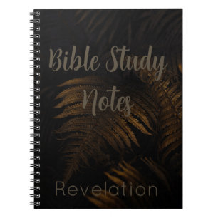 Carnet Notes d'étude de la Bible sur l'Apocalypse Écrit