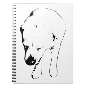 Carnet Notes d'hiver pour Labrador Muse