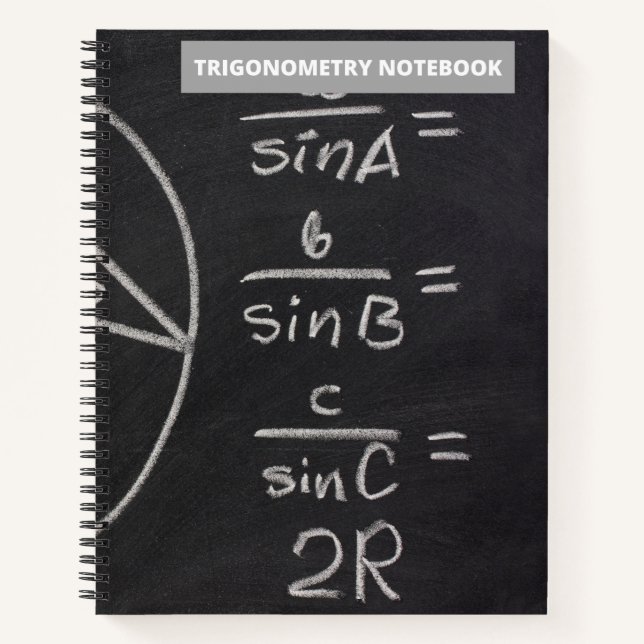 CARNET NOTES DU CLASSEMENT TRIGONOMÉTRIQUE (NOIR) (Devant)
