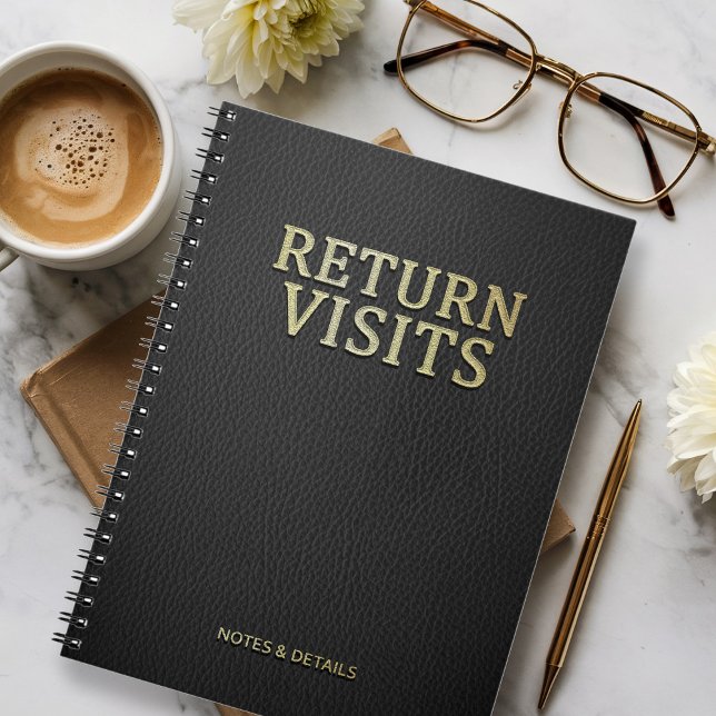 Carnet Notes et détails des visites de retour JW en spira (Créateur téléchargé)