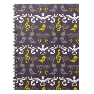 Carnet Notes et oiseaux de musique