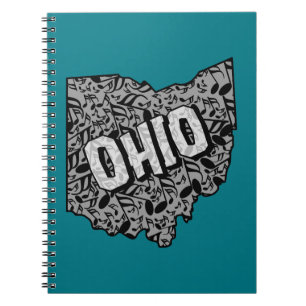 Carnet Notes musicales de l'Ohio