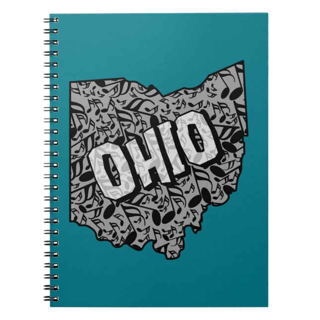 Carnet Notes musicales de l'Ohio (Devant)