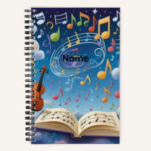 Notes musicales de nom personnalisé