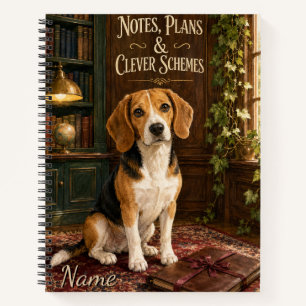 Carnet Notes Plans et Schémas Astucieux Beagle