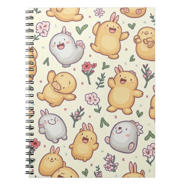 Carnet notes sur l'animal mignon (Devant)